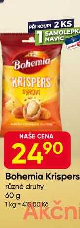 Bohemia Krispers různé druhy 60 g