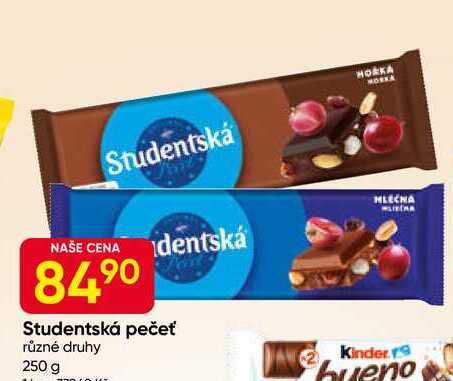 Orion Studentská pečeť čokoláda 250g, různé druhy