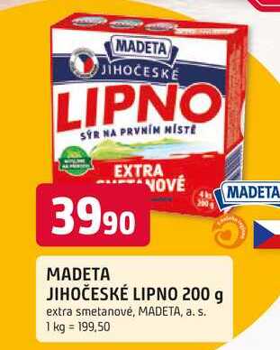 MADETA JIHOČESKÉ LIPNO 200 g
