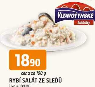 RYBÍ SALÁT ZE SLEĎŮ 100 g