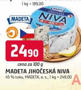 MADETA JIHOČESKÁ NIVA 45% tuku, 100g