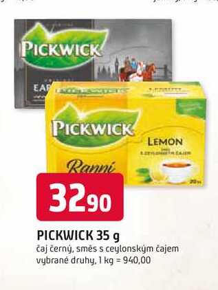 PICKWICK 35 g LEMON čaj černý