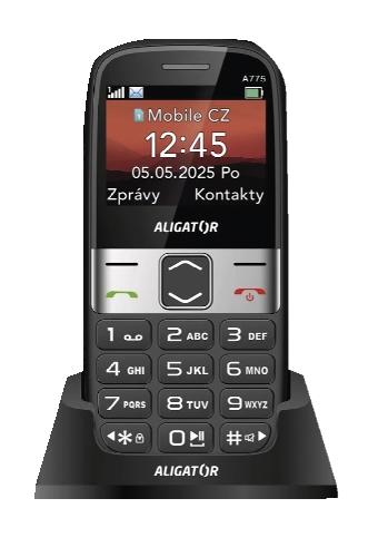 Seniorský telefon A775BK, 1 KS