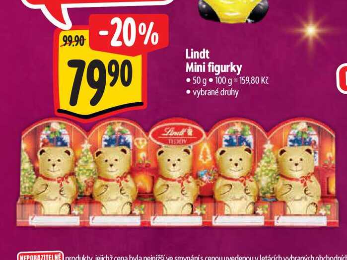Lindt Mini figurky 50 g