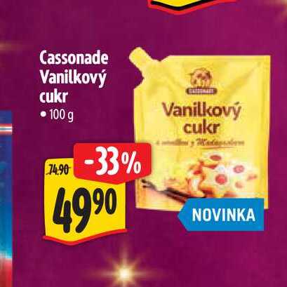 Cassonade Vanilkový cukr  100 g