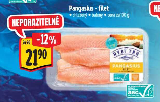   Pangasius - filet 100 g
