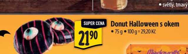 Donut Halloween s okem 75 g