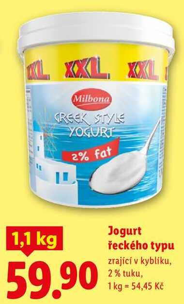Jogurt řeckého typu, 1,1 kg