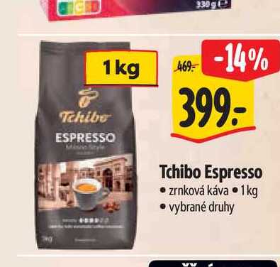 Tchibo Espresso zrnková káva  1kg