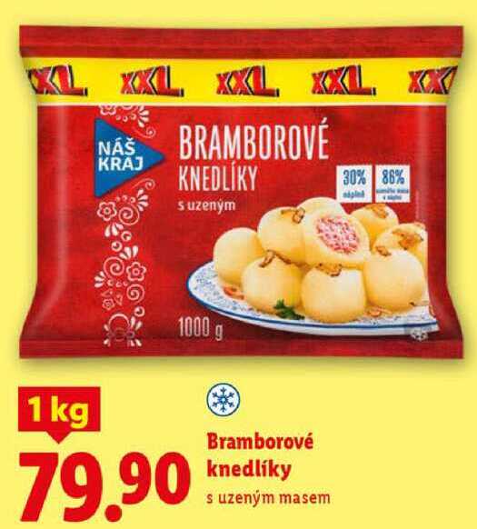 Bramborové knedlíky, 1 kg