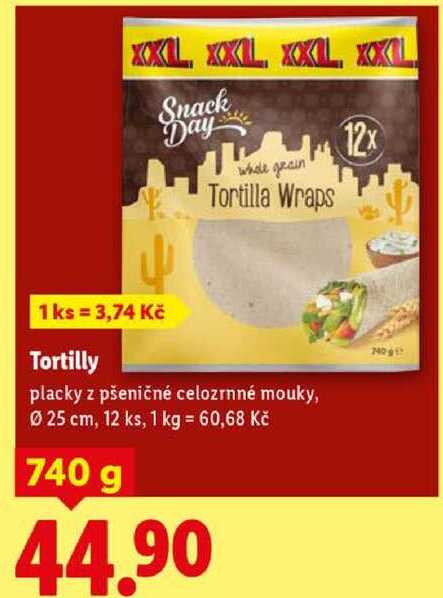 Tortilly, 740 g
