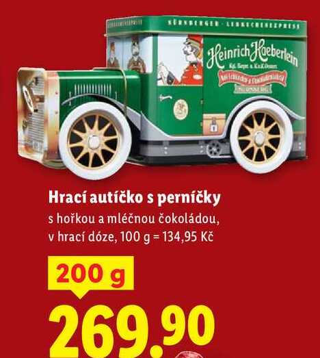 Hrací autíčko s perníčky, 200 g