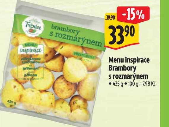Menu inspirace Brambory s rozmarýnem 425 g