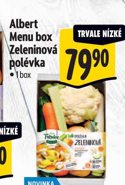 Albert Menu box  Zeleninová polévka 1 box