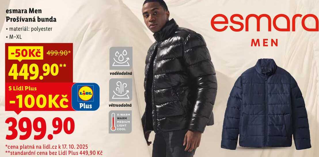 esmara Men Prošívaná bunda