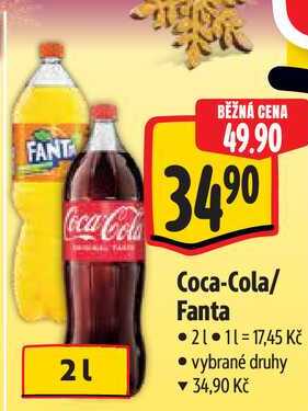 Coca-Cola/Fanta, 2 l