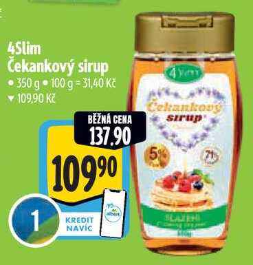 4Slim Čekankový sirup, 350 g