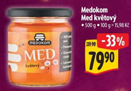 Medokom Med květový, 500 g