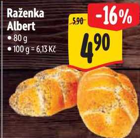 Raženka Albert, 80 g