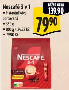 Nescafé 3 v 1, 330 g