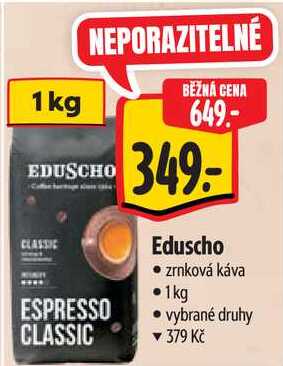 Eduscho zrnková káva, 1 kg