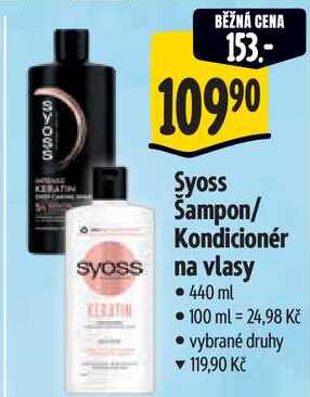Syoss Kondicionér na vlasy, 440 ml