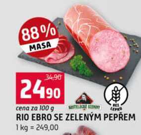 RIO EBRO SE ZELENÝM PEPŘEM 100 g