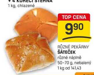 ŠÁTEČEK různé náplně 50-70 g, nebalený 