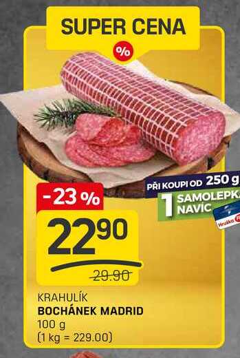 BOCHÁNEK MADRID 100 g