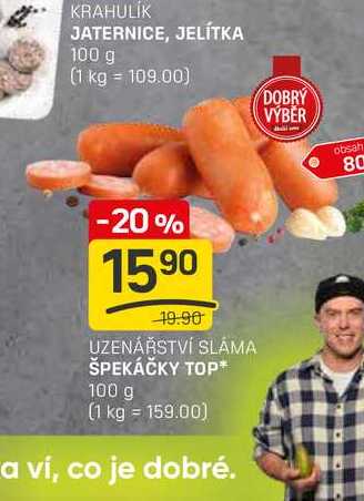 ŠPEKÁČKY TOP* 100 g 