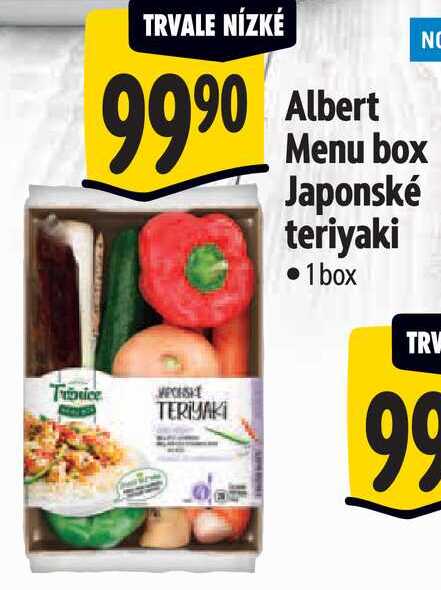 Albert Menu box Japonské teriyaki