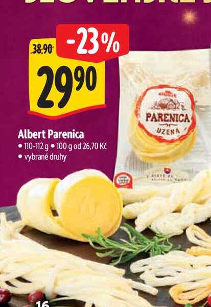 Albert Parenica 110-112 g