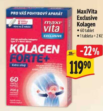 MaxiVita Exclusive Kolagen, 60 tablet