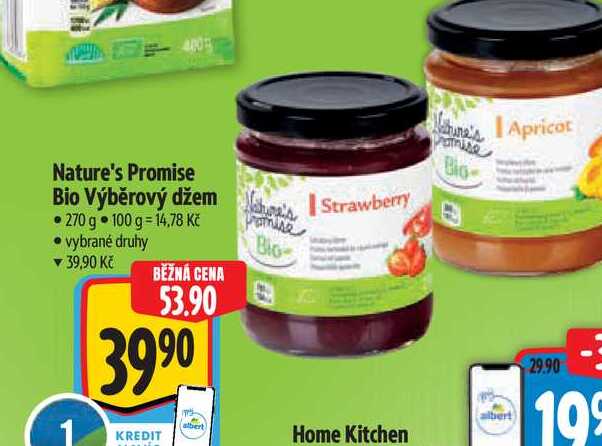 Nature's Promise Bio Výběrový džem 270 g