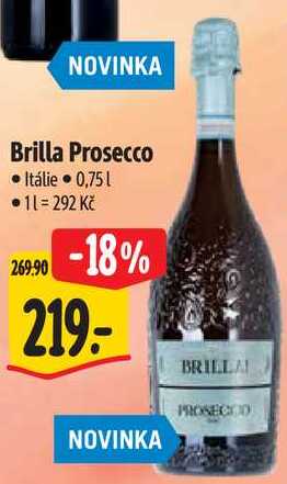 Brilla Prosecco, 0,75 l