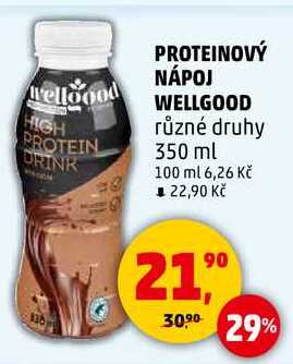 PROTEINOVÝ NÁPOJ WELLGOOD, 350 ml