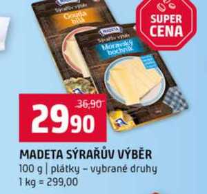 MADETA SÝRAŘŮV VÝBĚR 100 g