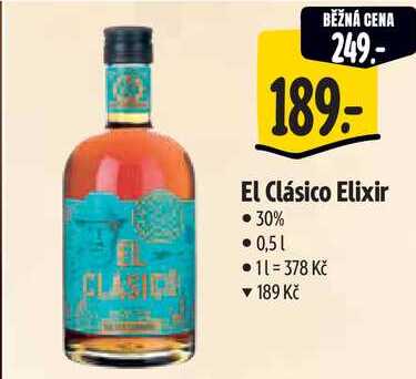 El Clásico Elixir, 0,5 l