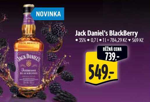 Jack Daniel's BlackBerry, 0,7 l