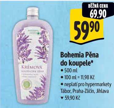 Bohemia Pěna do koupele, 500 ml