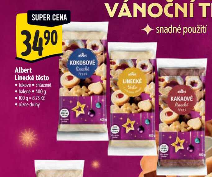  Albert Linecké těsto 400 g  