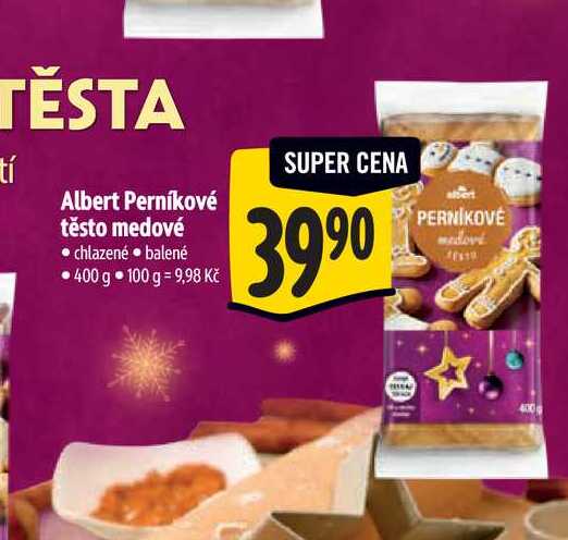  Albert Perníkové těsto medové 400 g
