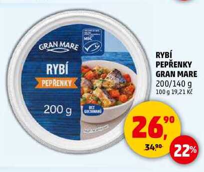 RYBÍ PEPŘENKY GRAN MARE, 200 g