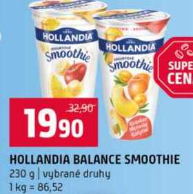 HOLLANDIA BALANCE SMOOTHIE 230 g
