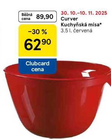 Curver Kuchyňská mísa, 3.5 l, červená