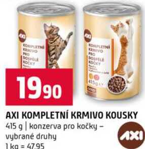 AXI KOMPLETNÍ KRMIVO KOUSKY 415 g