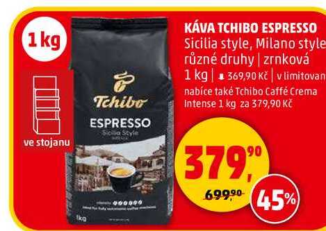 KÁVA TCHIBO ESPRESSO, 1 kg