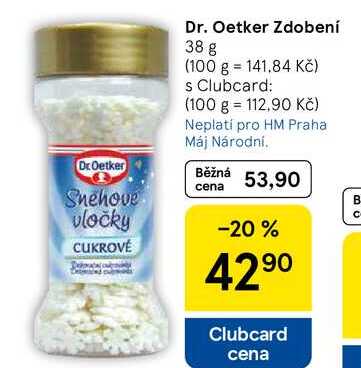 Dr. Oetker Zdobení, 38 g