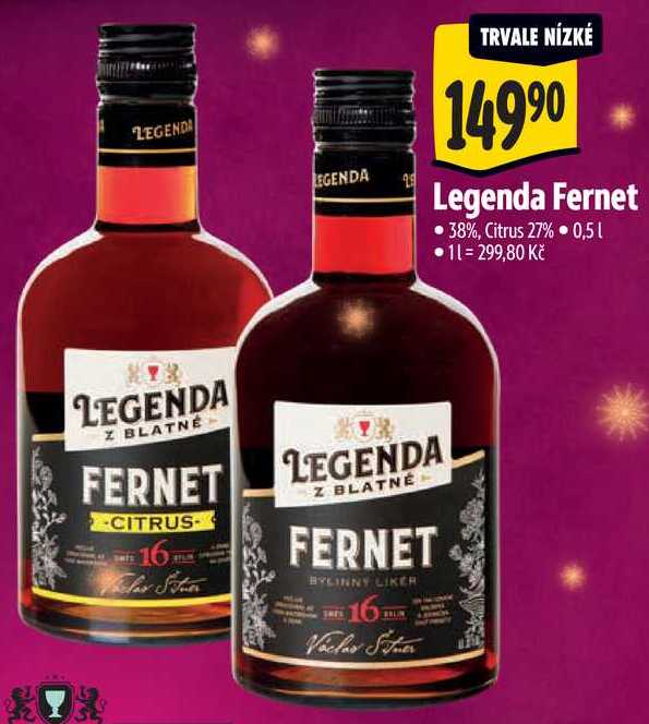 Legenda Fernet, 0,5 l
