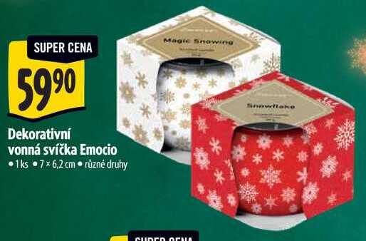 Dekorativní vonná svíčka Emocio